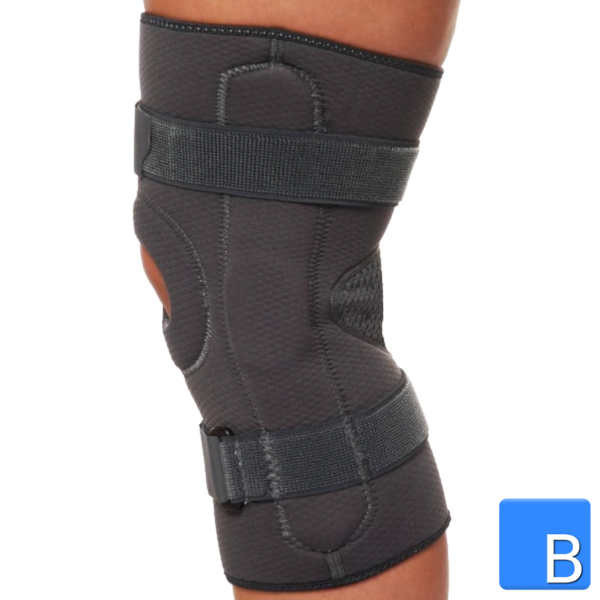 BraceID Kniebandage mit Schienen und Bänder