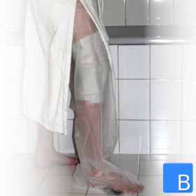 AquaProtect Duschüberzug Oberschenkel