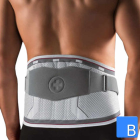 Bort Select LWS Orthese Herren Silber Rückseite