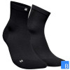 Run Ultralight Mid Cut Socks Men in schwarz