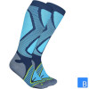 Ski Performance Compression Socks blau