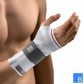 Bort Select ManuZip Handgelenkbandage mit Reissverschluss in weiss