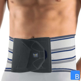 Bort StabiloBasic Rückenbandage Herren weiss