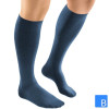 Cotton Support Socks in navy