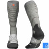 Outdoor Merino Compression Socks Women in stone grey