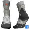 Outdoor Merino Mid Cut Socks Women in stone grey