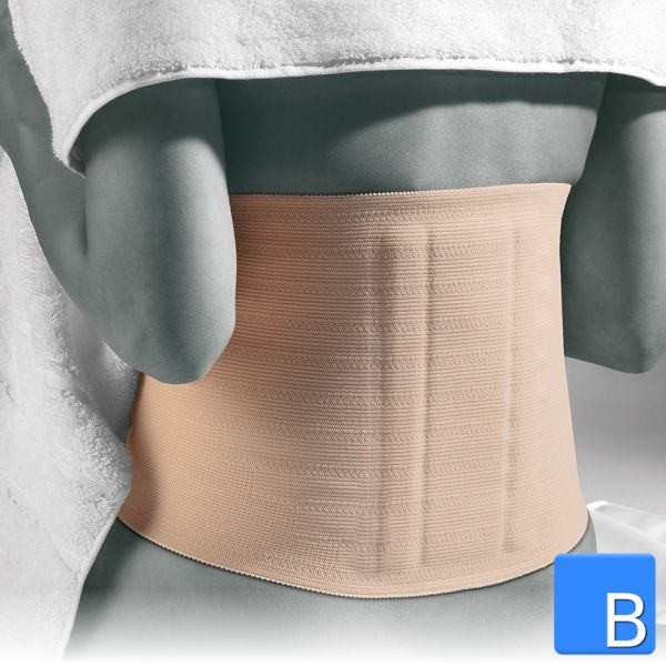 Active Color Rückenbandage mit Klettverschluss in beige