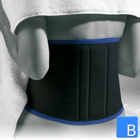 Active Color Rückenbandage leicht, schwarz