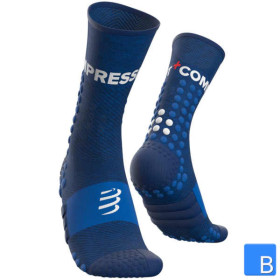 Ultra Trail Socks Compressport in blau