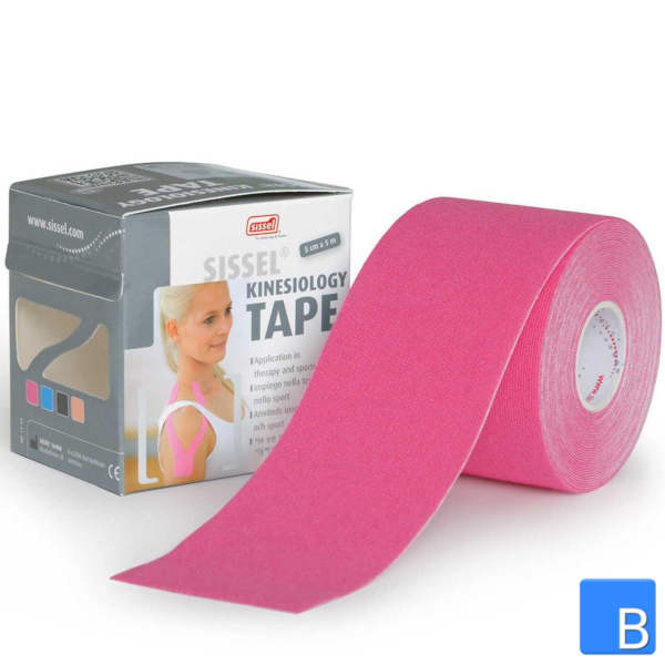 Sissel Kinesio-Tape in pink, Abrollbox 5m