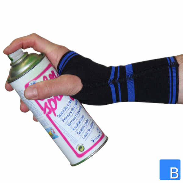 Active Color Daumen-Hand-Bandage Anwendung