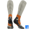 Trail Run Compression Socks Men in Grau
