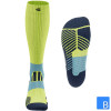 Trail Run Compression Socks Men mit Laufsohle