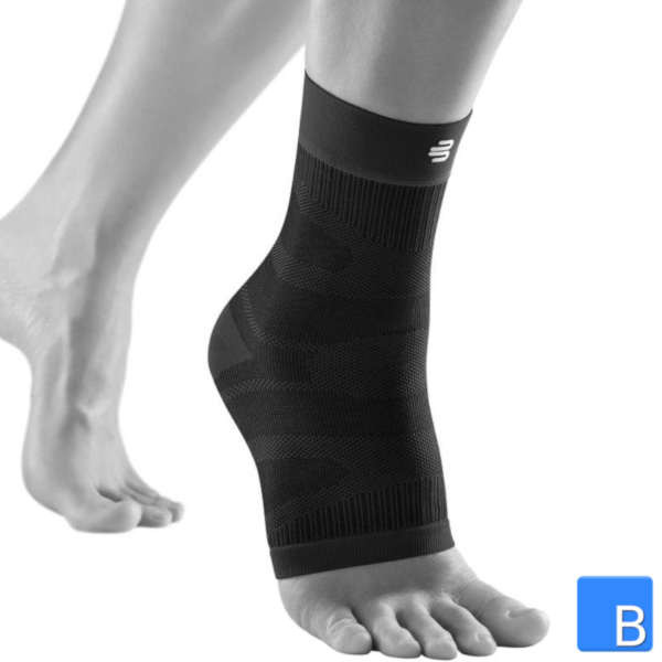 Sports Compression Ankle Support schwarz von vorne