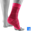 Sports Compression Ankle Support in pink seite