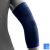 Sports Compression Elbow Support Navy von hinten