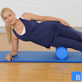 Sissel® Massage Roller Anwendung Faszie Lateral