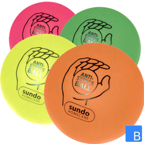 Anti-Stressball Display alle Farben