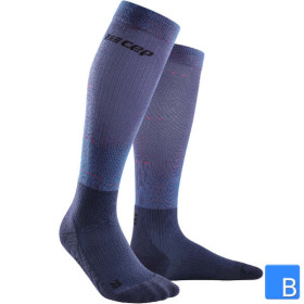 CEP Infrared Recovery Socks Tall Rerenerationssocken mit Kompression in schönem blau