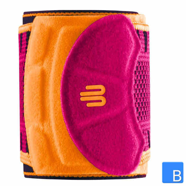 Sports Wrist Strap by Bauerfeind, pink isoliert