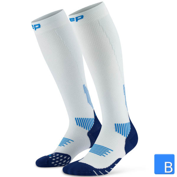 CEP The Run Compression Socks weiss