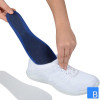 SpryStep® Footplate Einlagesohle Anwendung im Schuh