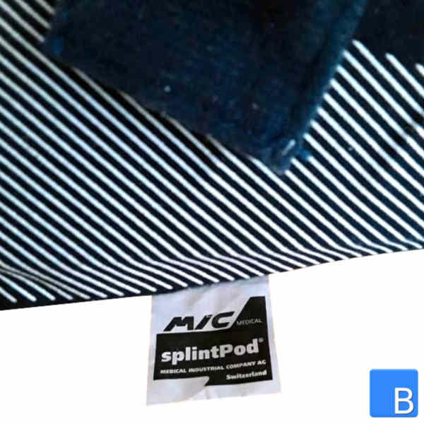 SplintPod Stripes Fusslagerungsschiene - Swiss made