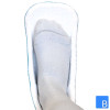SplintPod Lagerungsschiene mit weichem, breitem Fussbett