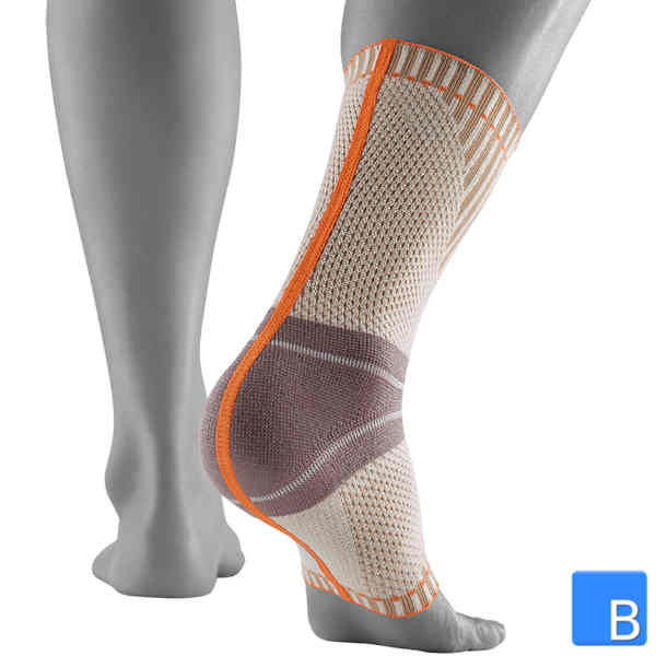 Outdoor Ankles Support Merino Knöchelbandage von Hinten mit Naht