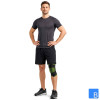 Active Color Sport Kniebandage mit Noppenhaftrand für guten Halt beim Sport