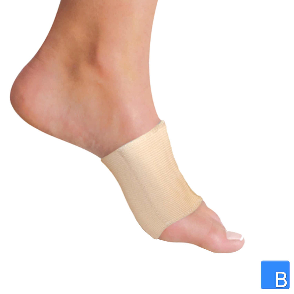 Metatarsal-Bandage mit Pelotte, Seitenansicht