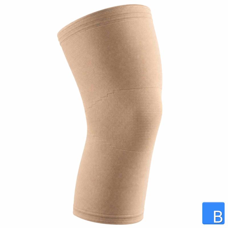 Active Color Kniebandage isoliert, beige