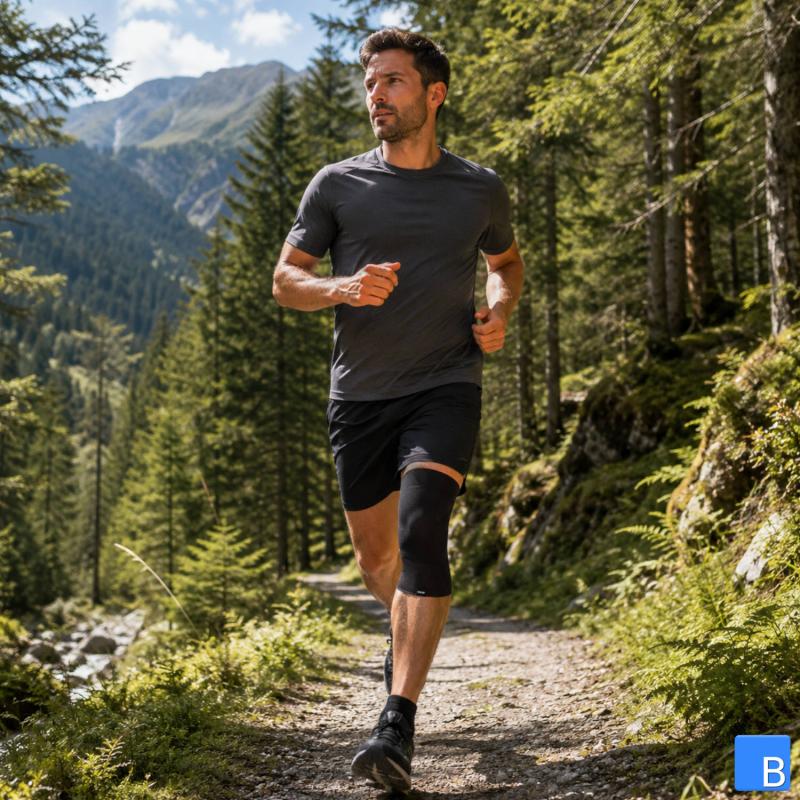 CEP® Mid Support Knee Sleeve 2.0 beim Joggen