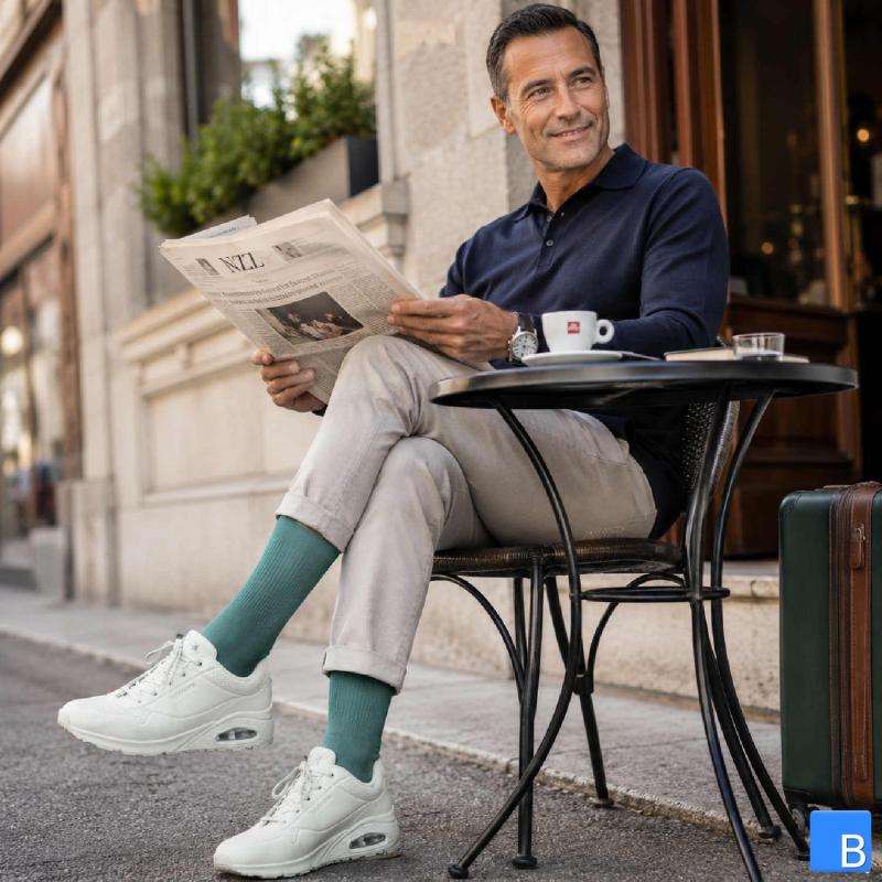 Sigvaris® Traveno Reise-Stützsocken im Cafe, grün