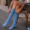 Sigvaris® Traveno Reise-Stützsocken, anlegen blau