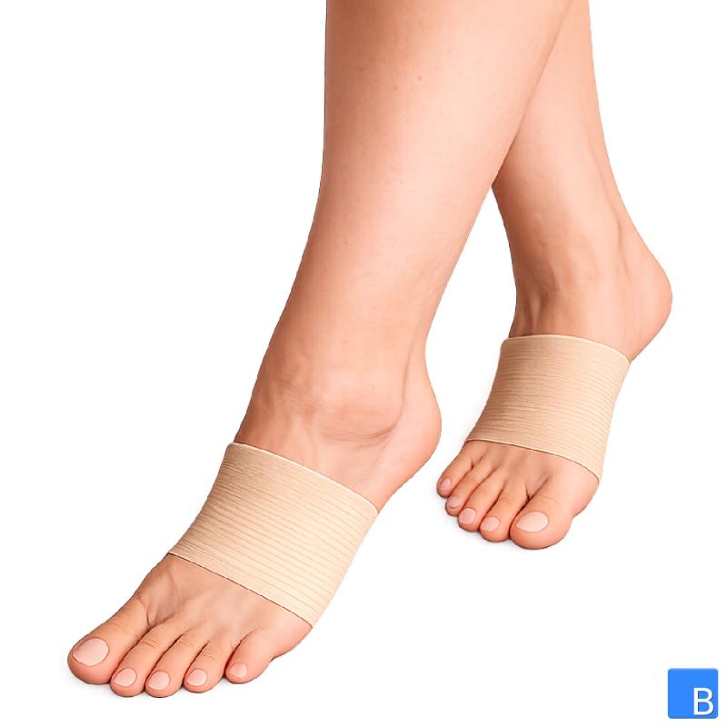 Metatarsal-Bandage mit Pelotte