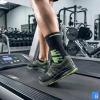 Active Color Sport Knöchelbandage auf dem Laufband