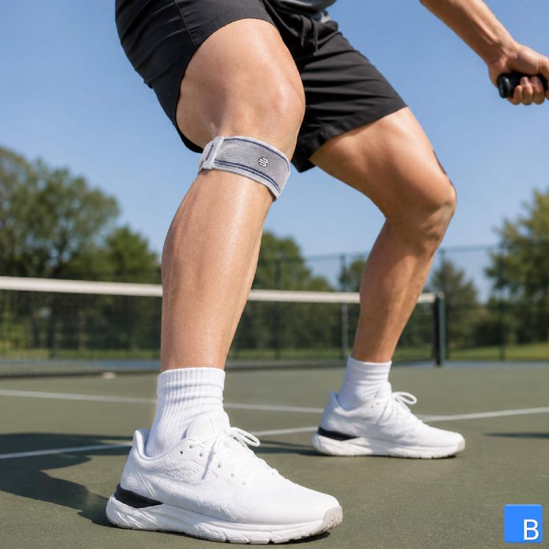 GenuPoint Patellabandage beim Tennis