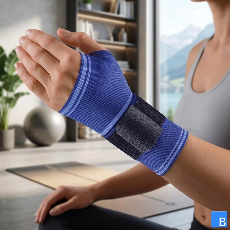 Anwendungsbeispiel der Handagelenskbandage beim Sport