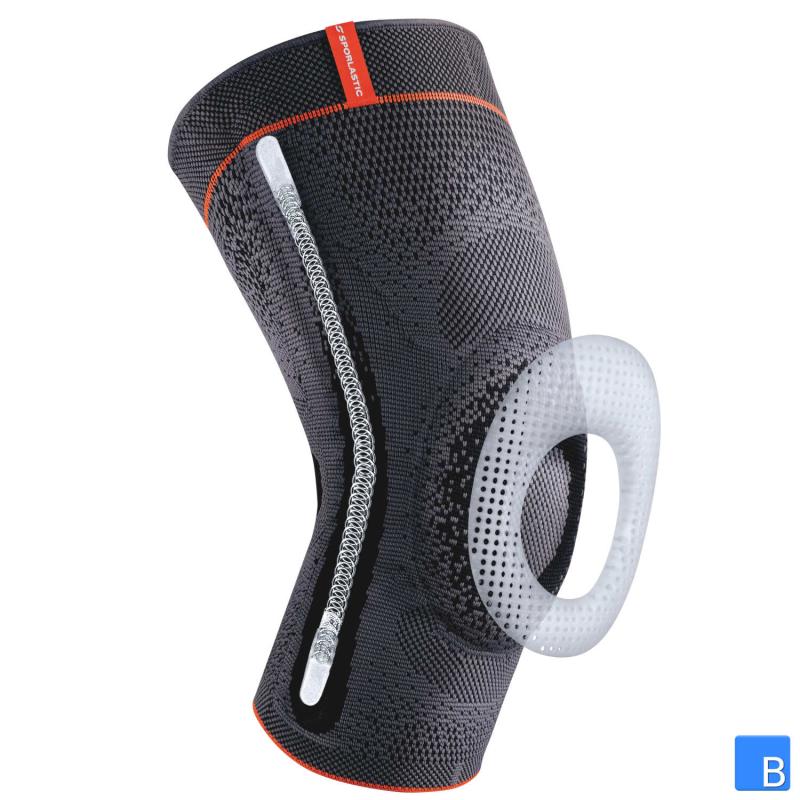 Genu-HiT Supreme Kniebandage Funkitionsprinzip - Farbe Grau
