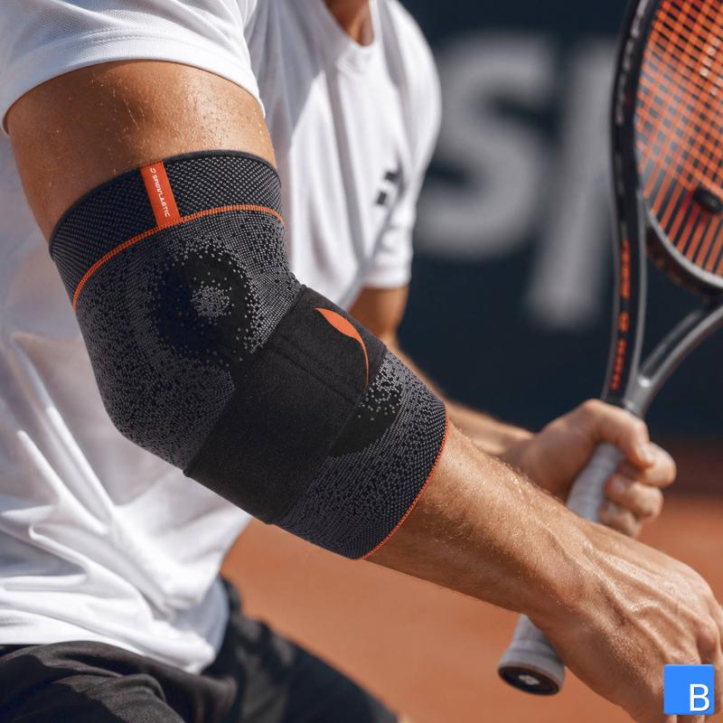 Epidyn Supreme Ellenbogenbandage beim Tennis
