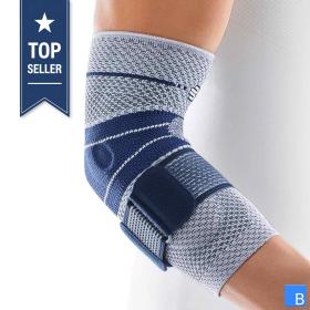 EpiTrain Ellbogenbandage mit Zuggurtung in Titan blau