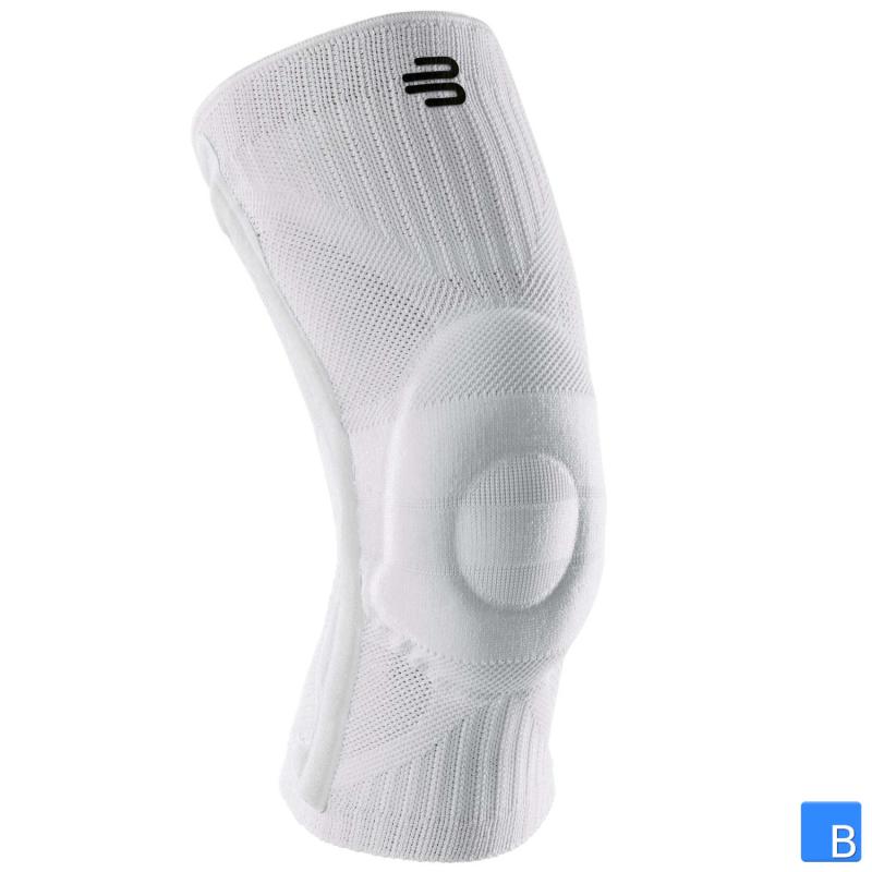 Sports Knee Support by Bauerfeind Weiss isoliert
