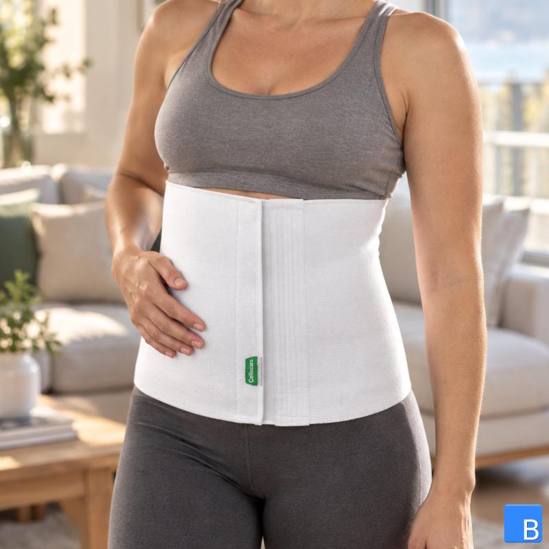 Cellacare Abdominal Classic Bauchbandage Anwendung im Alltag