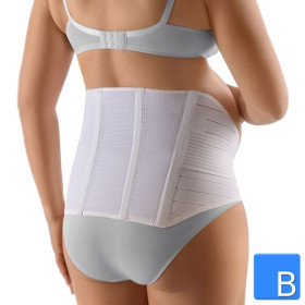 Abdominalstütze für Schwangere mit Verstärkungen am Rücken