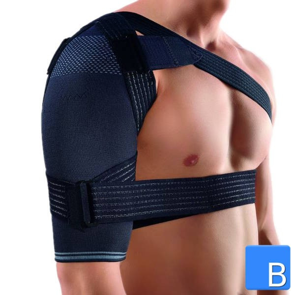 Bort OmoTex Schulterbandage mit Band zur Einschränkung der Rotation im Schultergelenk