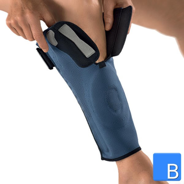 Bort Generation Kniebandage Plus mit Öffnung und Klettverschluss
